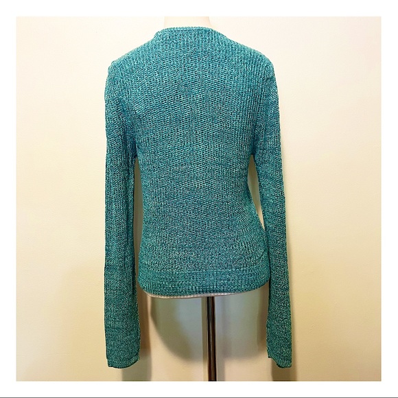 NWT BCBGeneration Aqua / Turquoise Sweater, Size Small - Picture 3 of 5